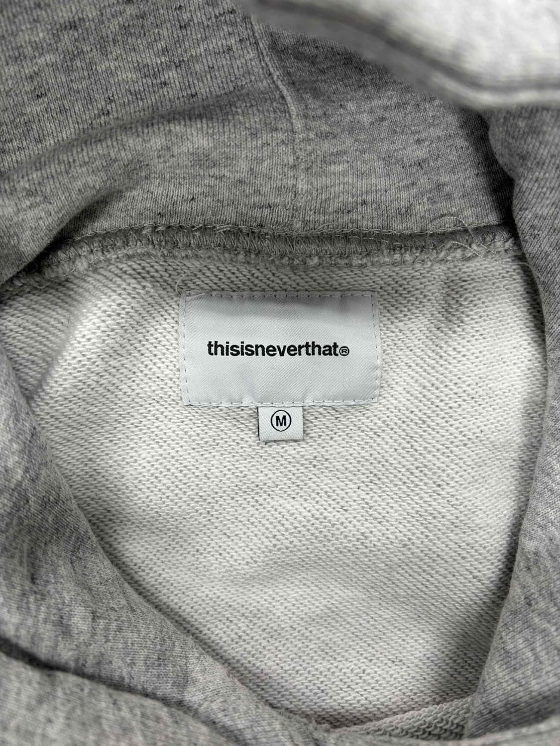 디스이즈네버뎃 시그니처 그레이 걸즈 세미크롭 후드티(M) 상품이미지4