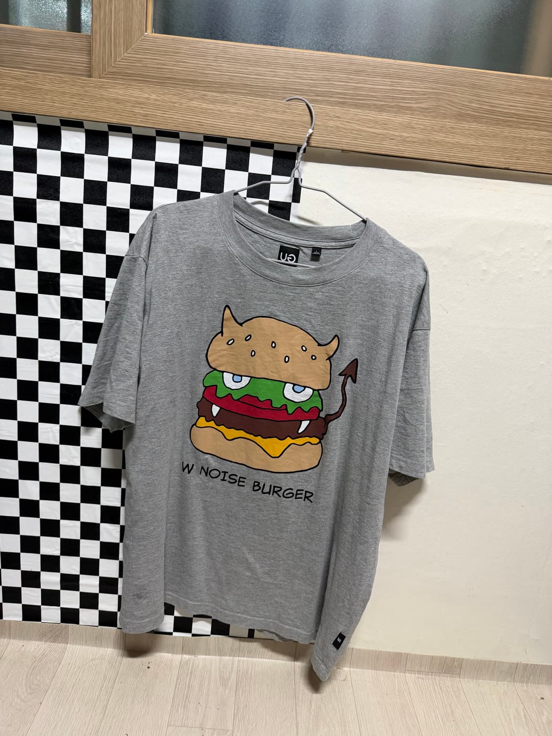 [L] 일본 GU 햄버거 반팔티 상품이미지1
