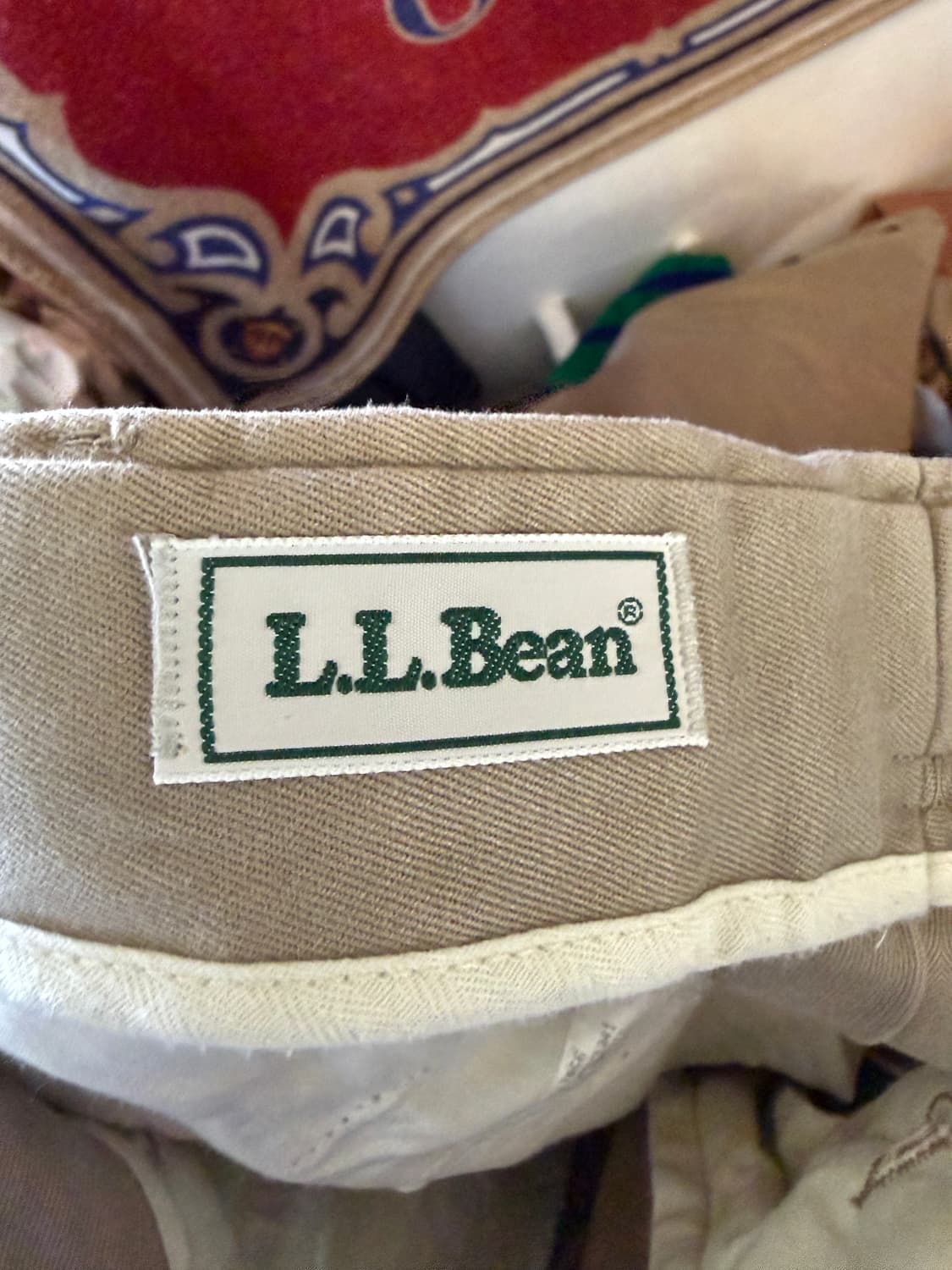 L.L.bean 투턱 치노팬츠 34-36 상품이미지2