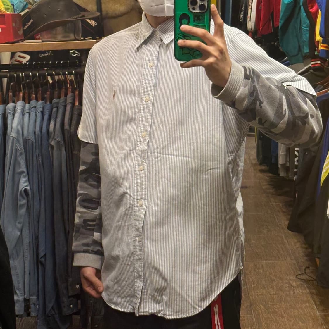 [HI] 폴로 랄프로렌 반팔셔츠 스카이블루 상품이미지3