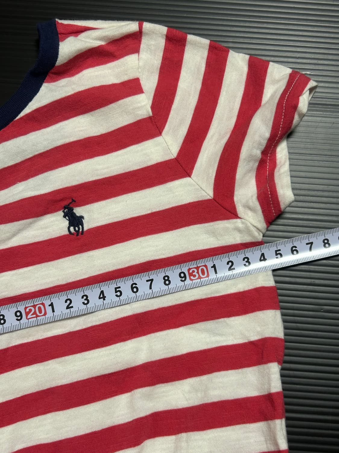 폴로 랄프로렌 여아 원피스 레드 스트라이프 상품이미지3