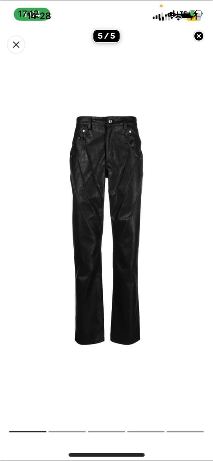 34)준태킴 코르셋 레더팬츠 상품이미지5