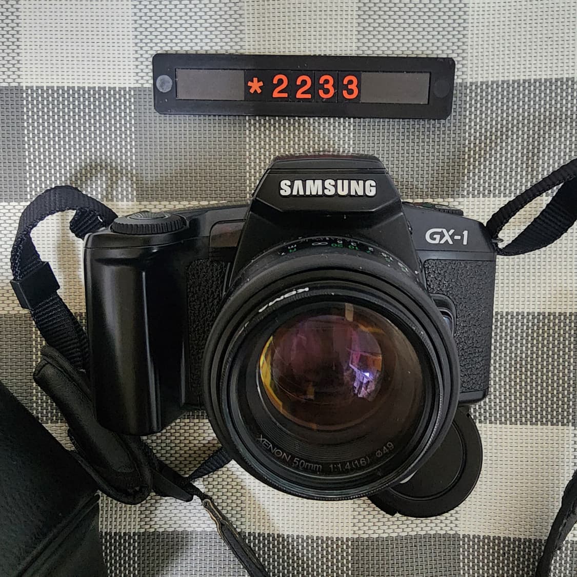 삼성캐녹스 GX-1 필름카메라 1.4 단렌즈 리모컨 케이스포함 상품이미지1