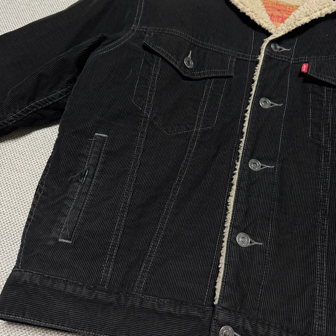 리바이스 코듀로이 쉐르파 트러커 자켓 상품이미지3