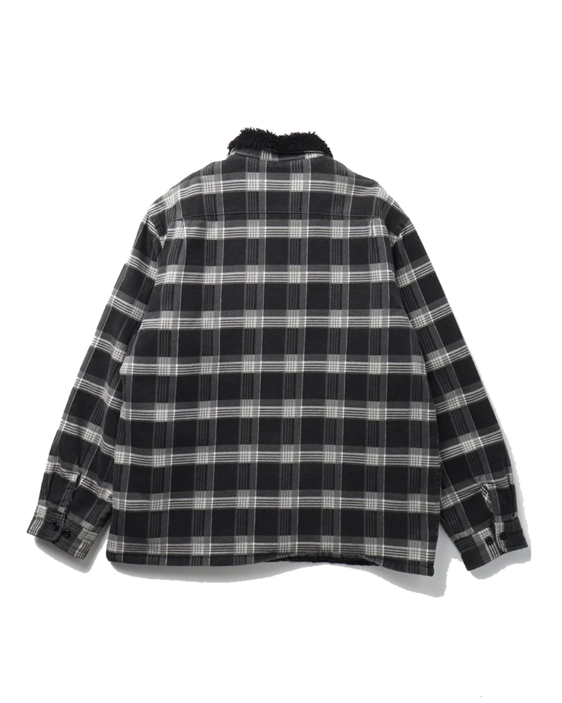 Supreme Faux Fur Collar Flannel Shirt 상품이미지3
