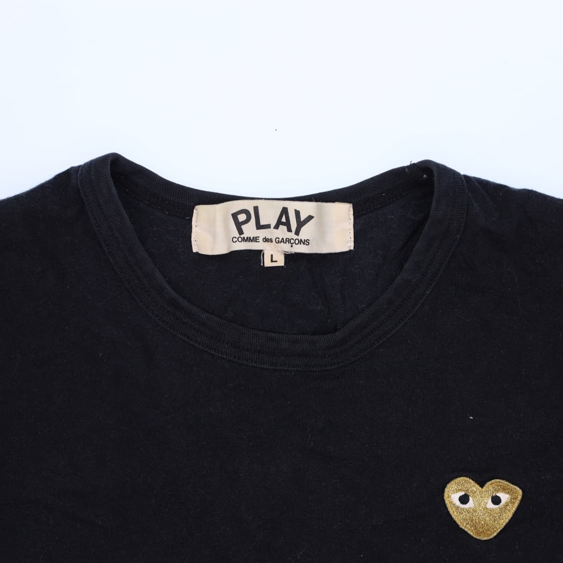 L 꼼데가르송 하트 와펜 반팔티 0413M 상품이미지3