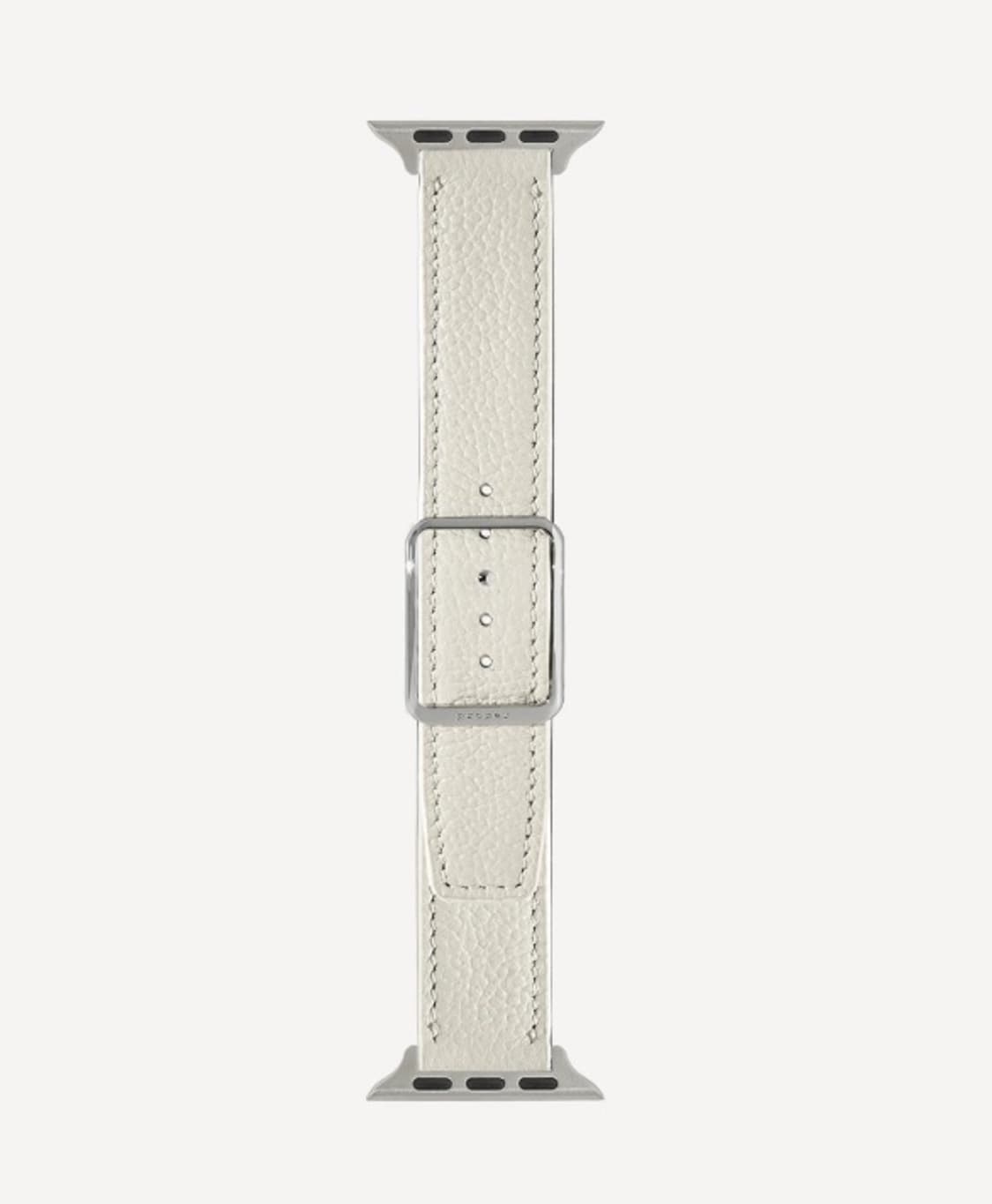 [프로퍼빌롱잉즈] 애플 워치 가죽 스트랩 (라이트 그레이 / 사이즈 1) 상품이미지1