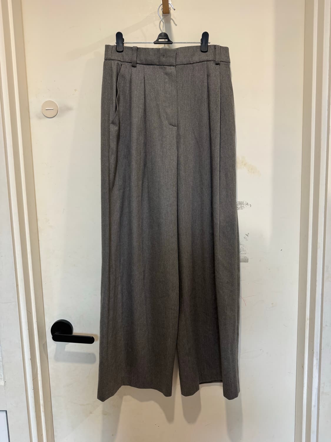 한섬 system 시스템 캐시미어블렌드 와이드 팬츠 상품이미지4