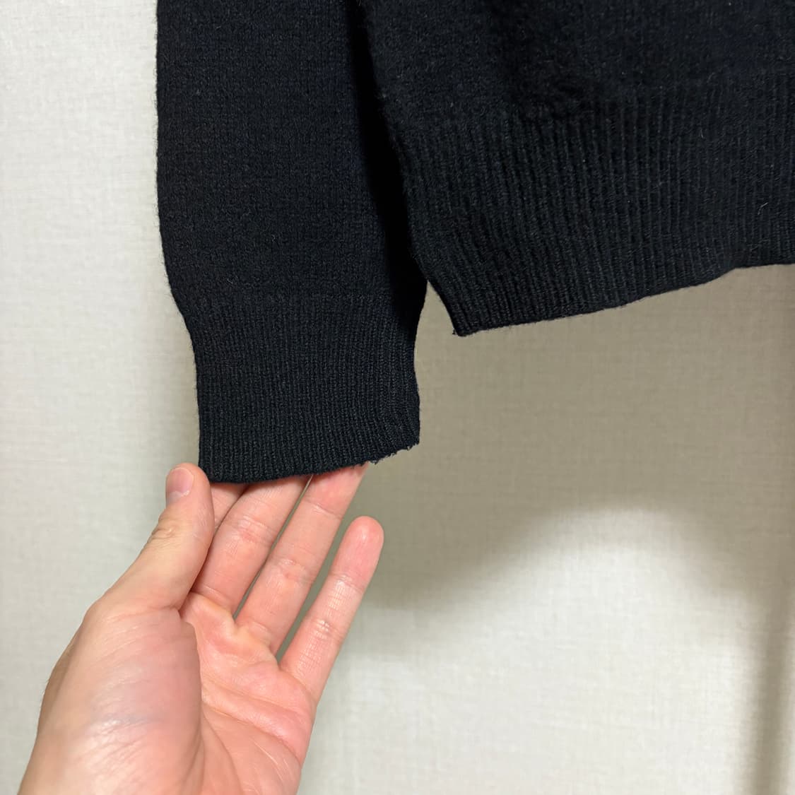 유니클로 램스울 가디건 / 블랙, M 상품이미지5