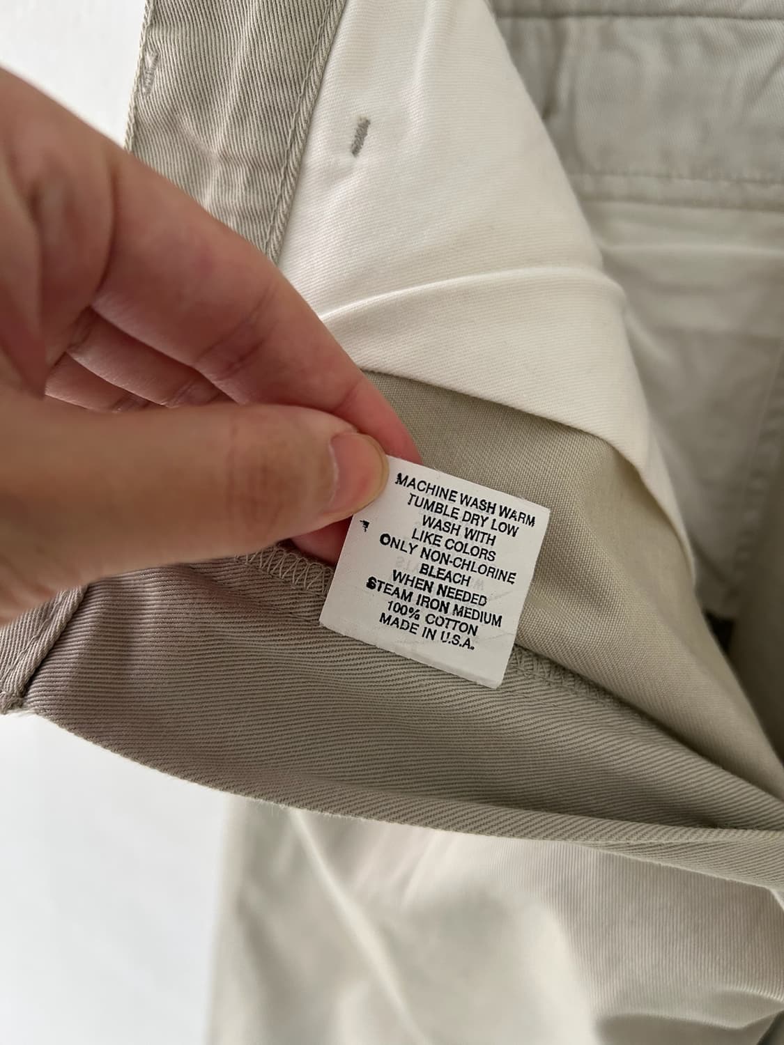 80-90's old label polo 2tuck chino pant. 상품이미지6