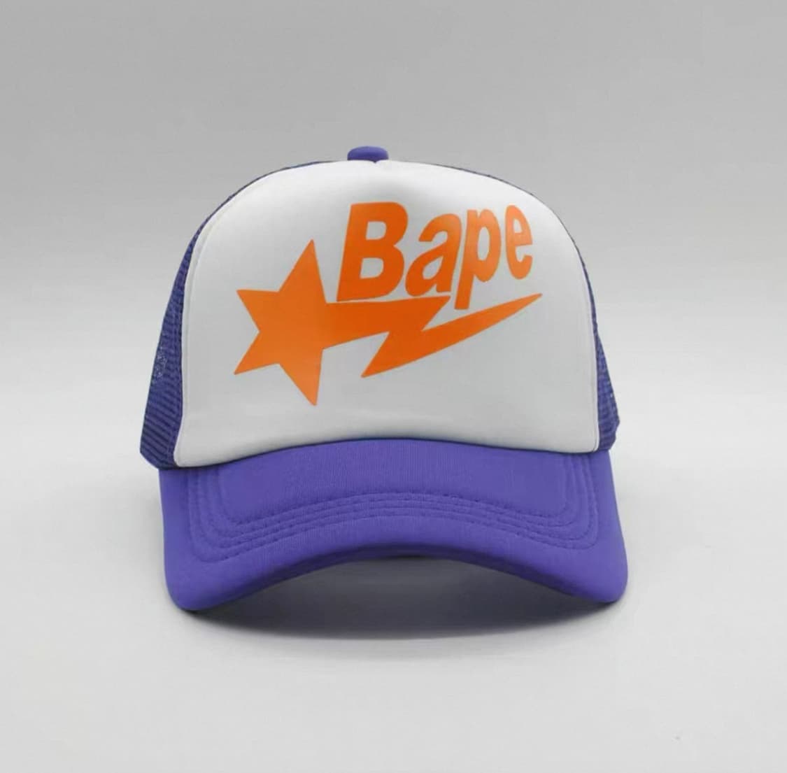(새상품) 베이프 매쉬캡 보라 상품이미지1