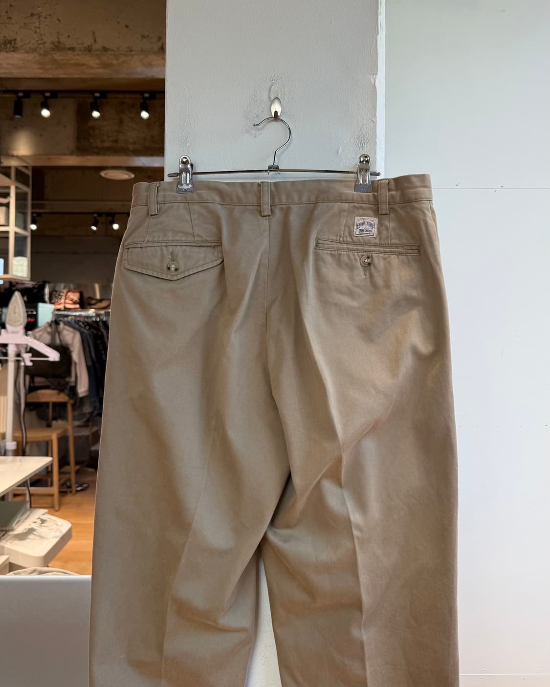 폴로 랄프로렌 브라운 핀턱 치노 팬츠 상품이미지6