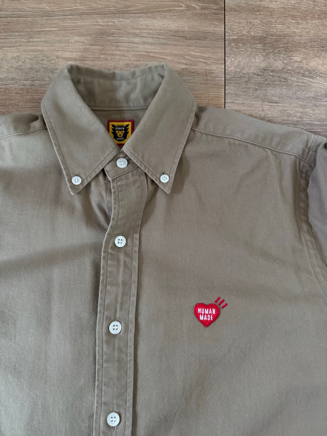 휴먼메이드 브라운셔츠 상품이미지3