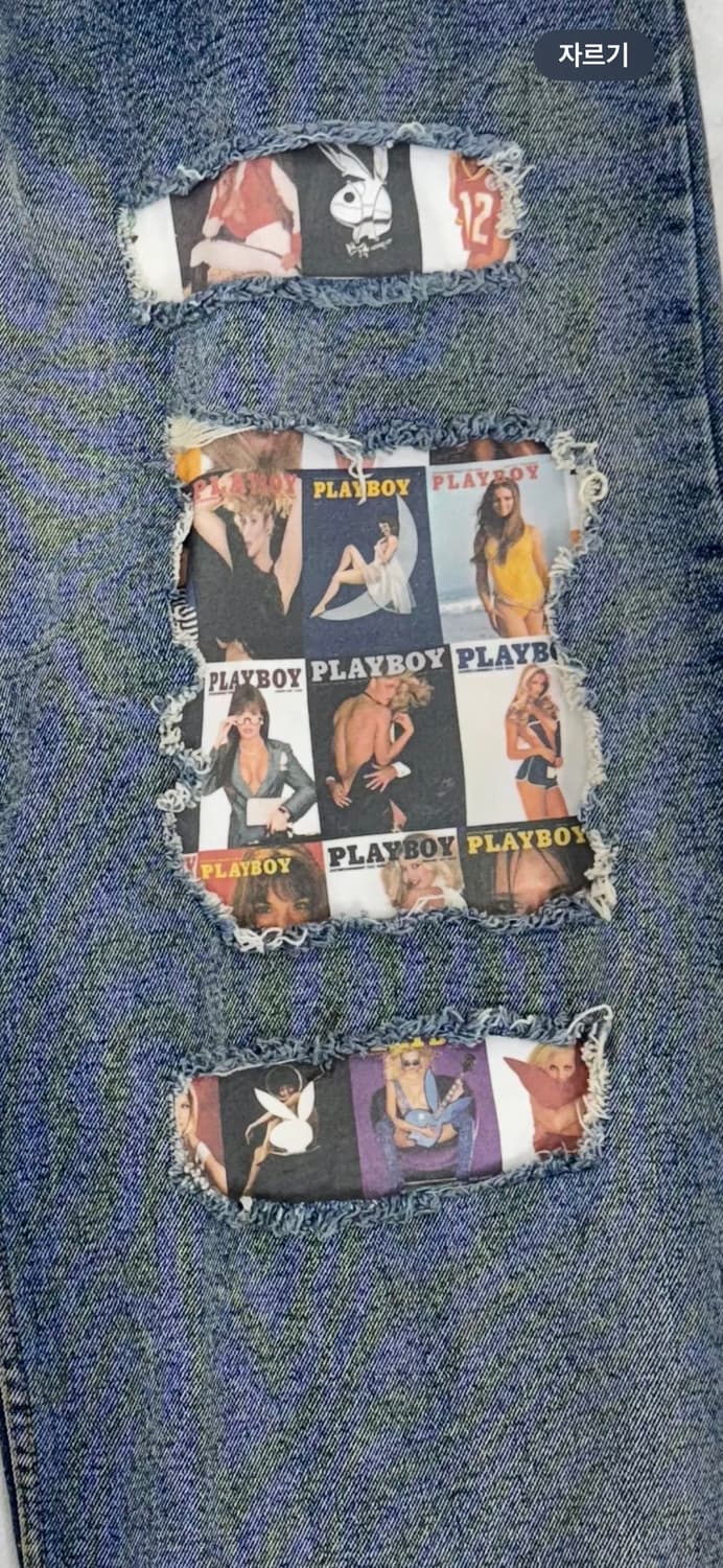 •WKNDRS X PLAYBOY 데님 팬츠 상품이미지3