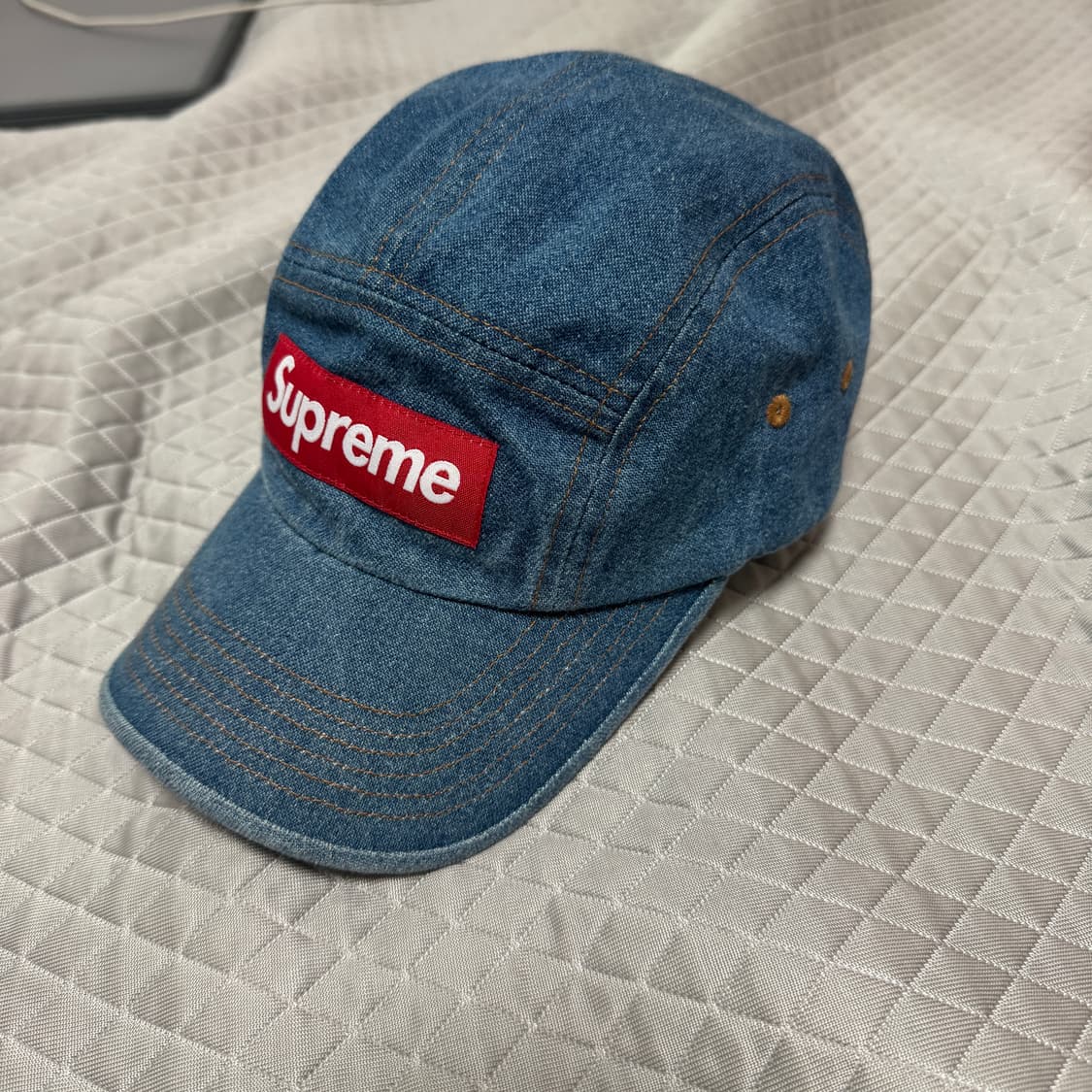 슈프림 워시드 치노 트윌 캠프캡 데님 상품이미지1