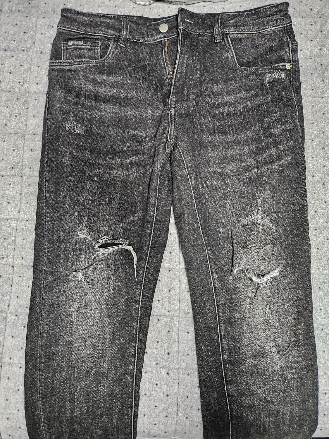 빠니깔레 기모 워싱 다크 빈티지 진 상품이미지2