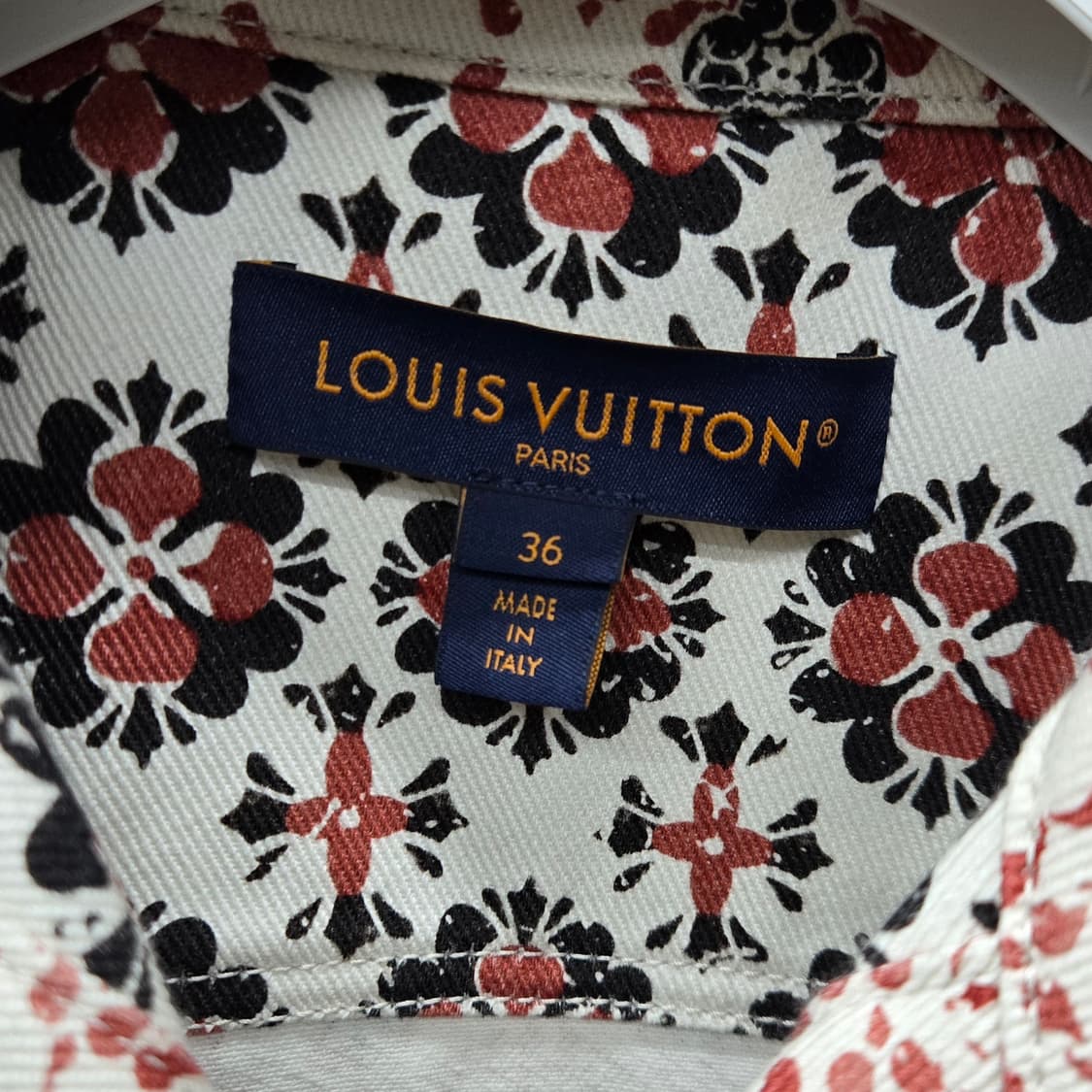 백화점판 / 루이비통 LV 플로랄 모노그램 데님 자켓 36 상품이미지4