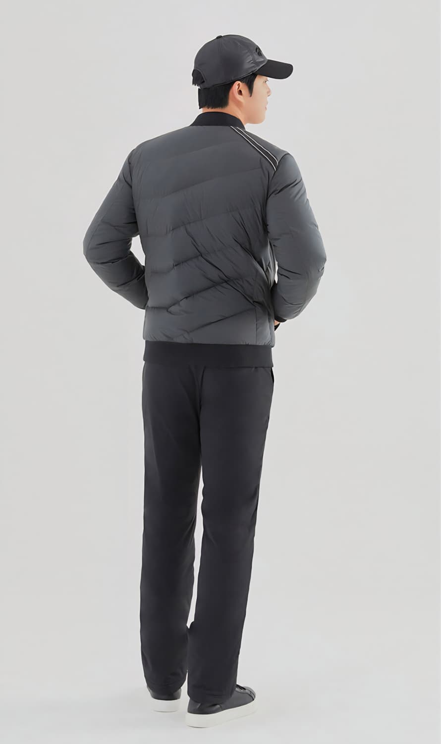 테일러메이드 골프 사선 퀼팅 구스 다운 점퍼 XL 22SS 상품이미지2