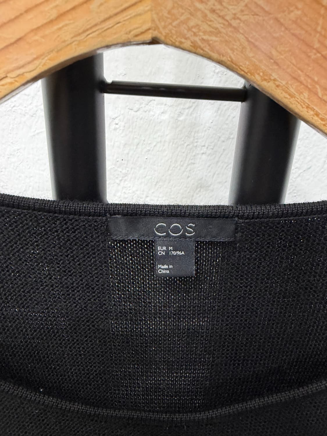 정품) COS 코스 여성 블랙 니트 M 상품이미지6
