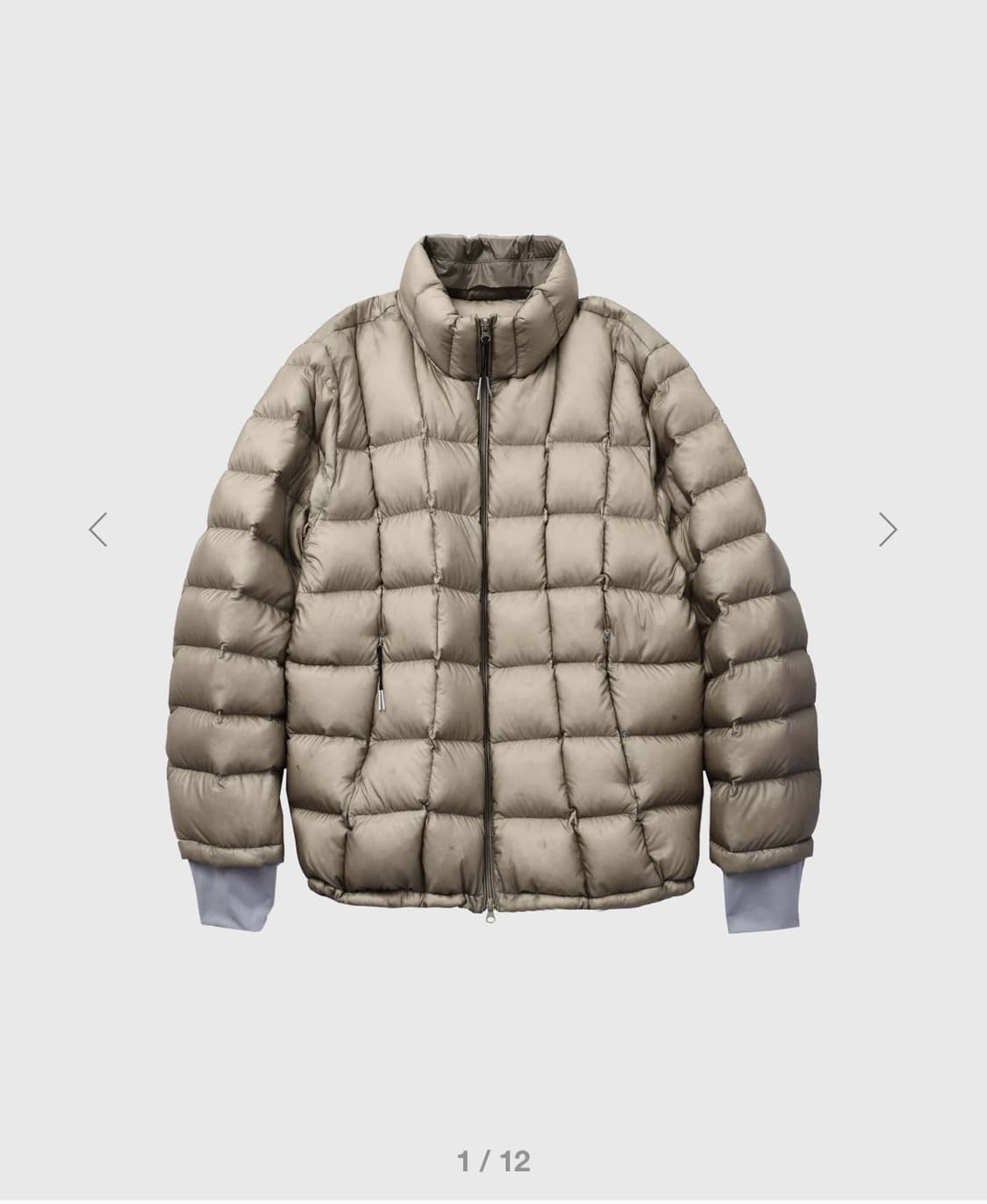 [3] 999휴머니티 모듈러 라이트 구스푸퍼 패딩 카키 상품이미지2