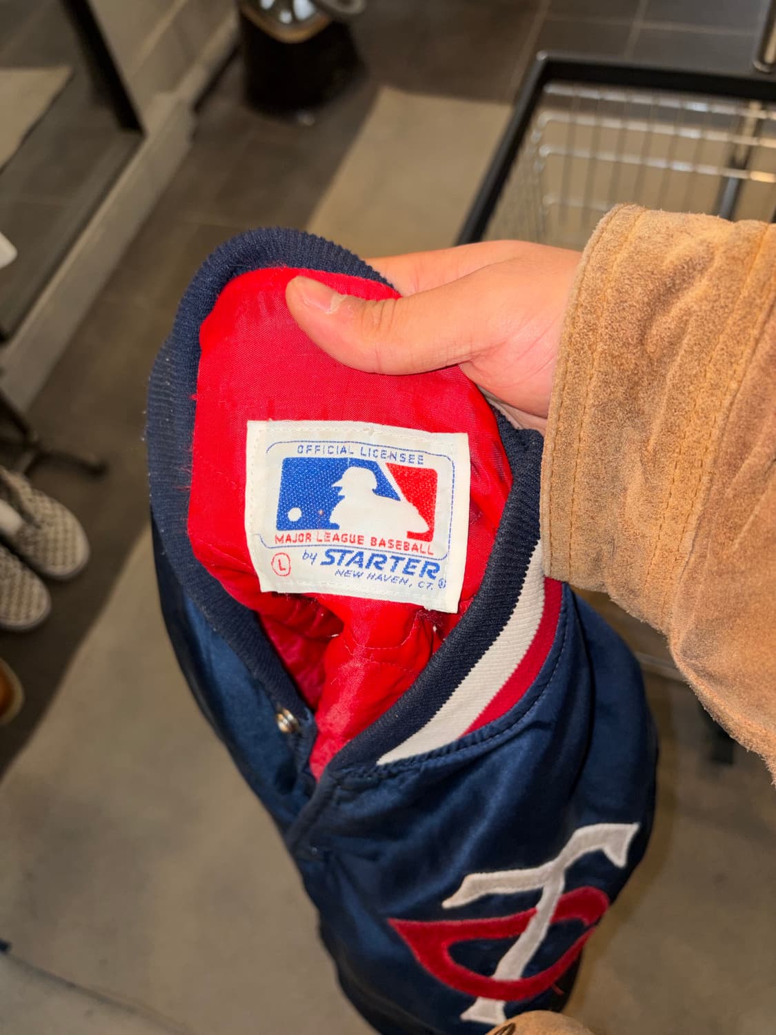 90’s Starter Minnesota satin bomber  상품이미지10