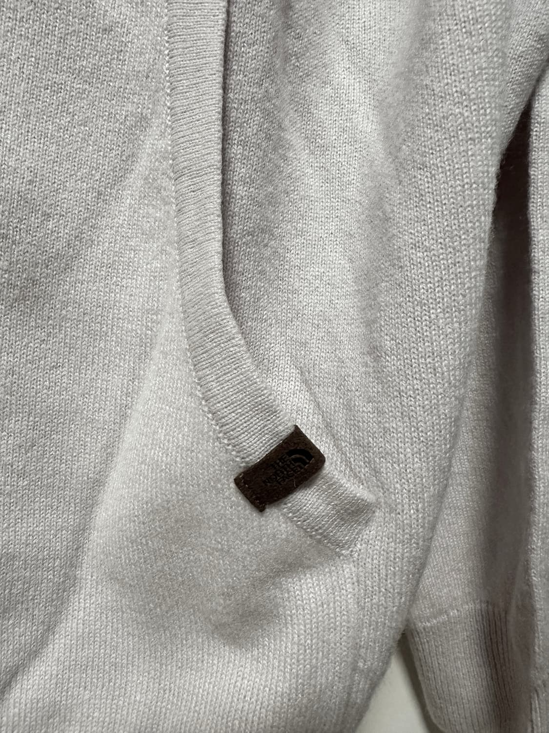 노스페이스 캐시미어 100% 후드 집업 새상품 L 상품이미지4