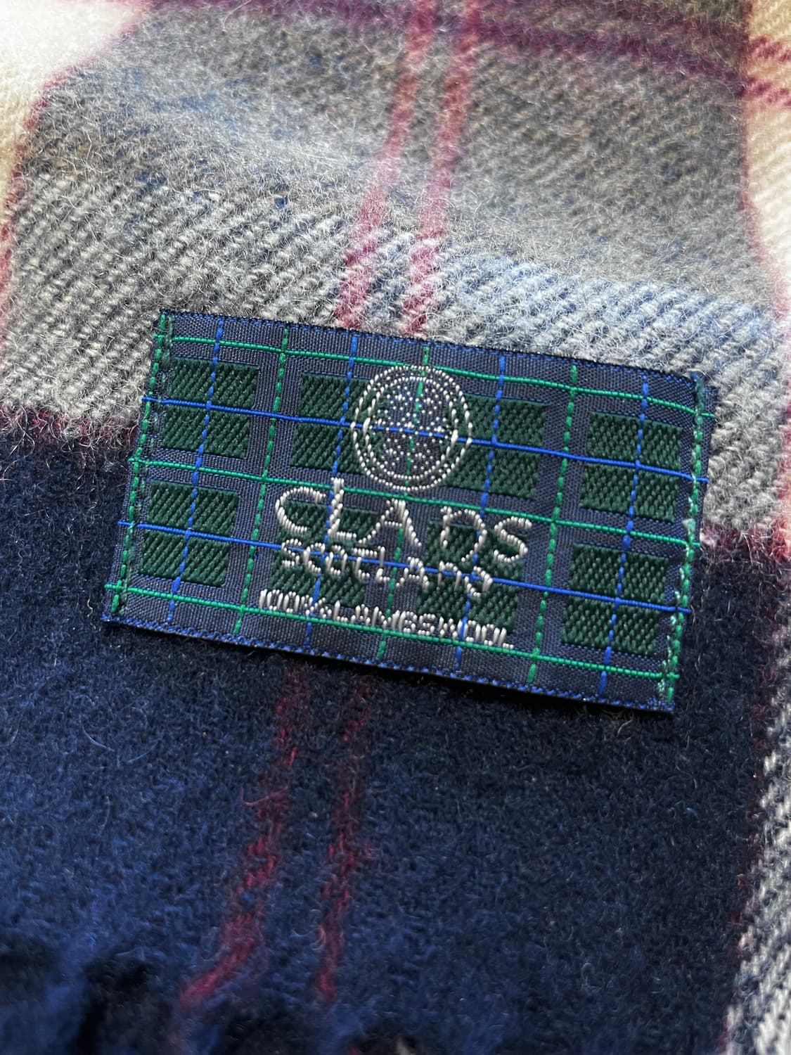 택포) 국내 유일 Made Scotland 빈티지 램스울 머플러 목도리 상품이미지2