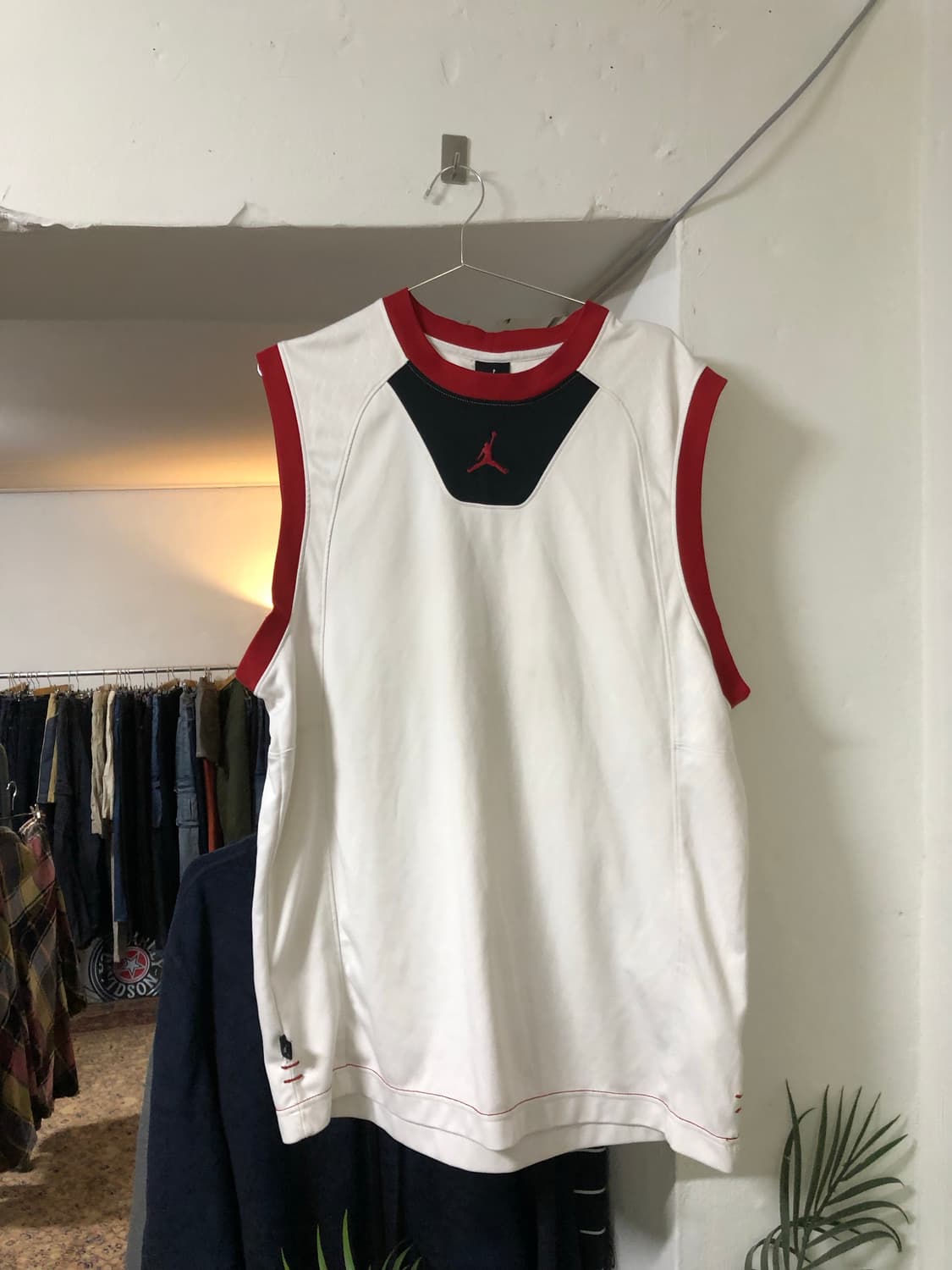 Jordan 로고 나시티 화이트 상품이미지1