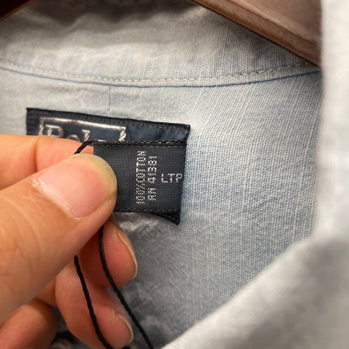 폴로 랄프로렌 샴브레이 견장 웨스턴 사파리 셔츠 상품이미지7