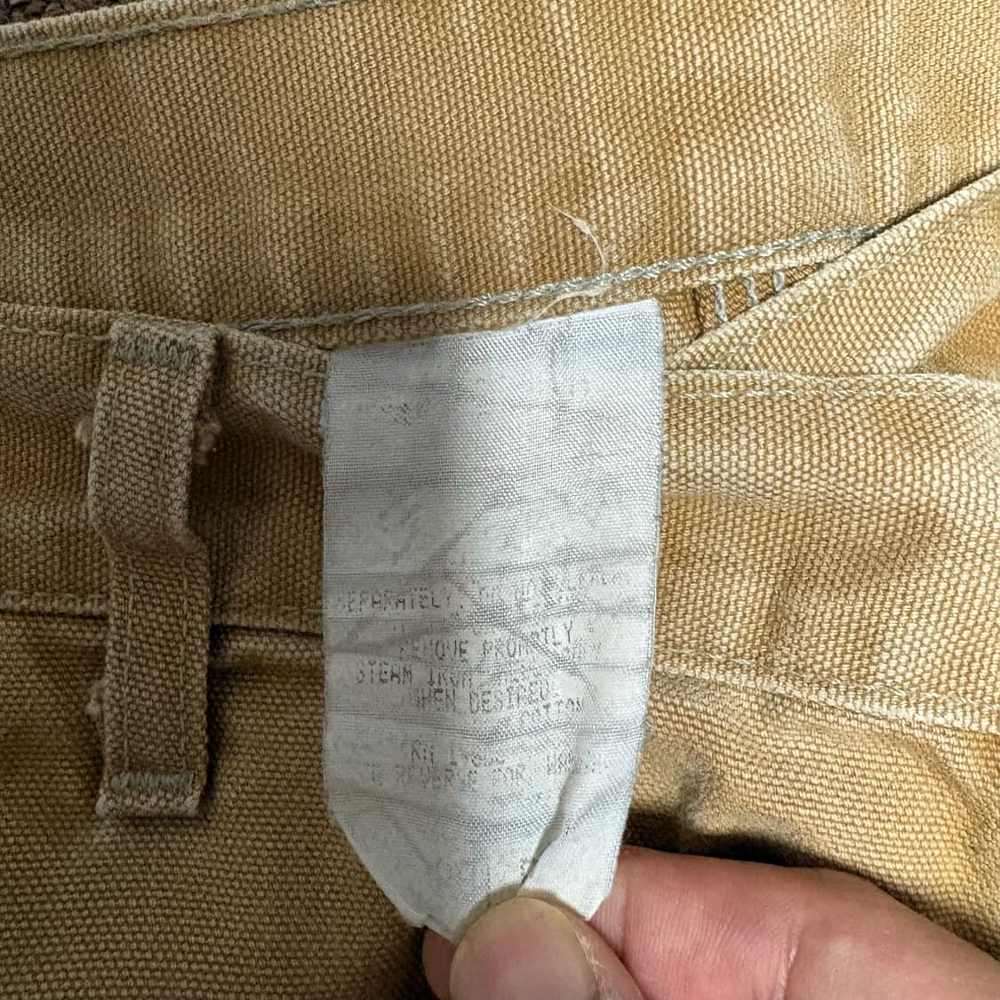 90s carhatt 칼하트 더블니 미제 커스텀 34-35사이즈 상품이미지3