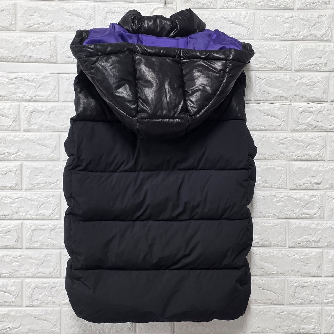 택포// 에비수 EVISU 후드 패딩 조끼 M 상품이미지4