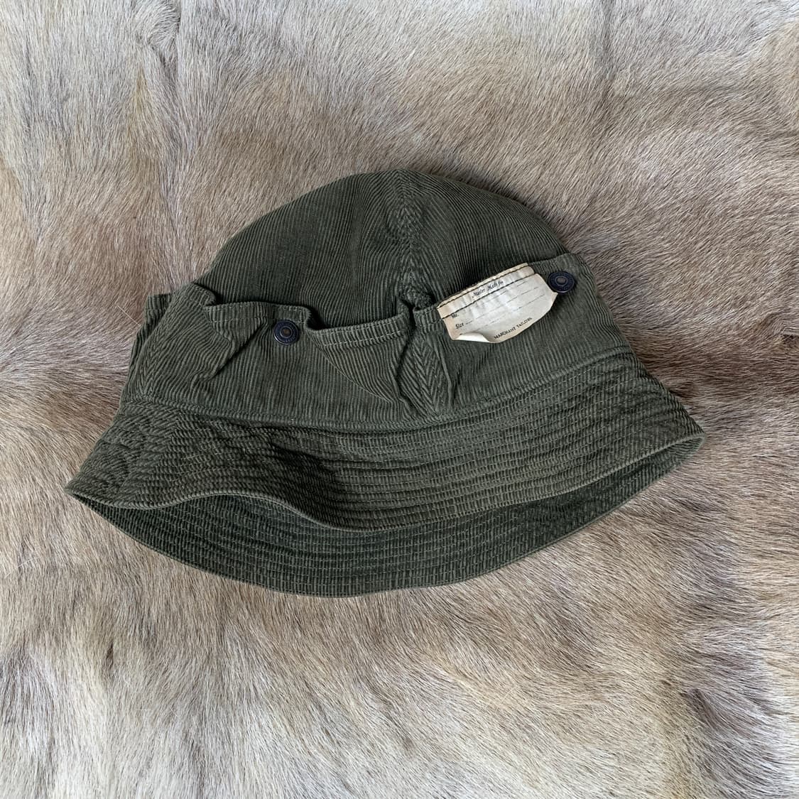 *레어* 캐피탈 카고 타입 코듀로이 버킷햇 상품이미지3