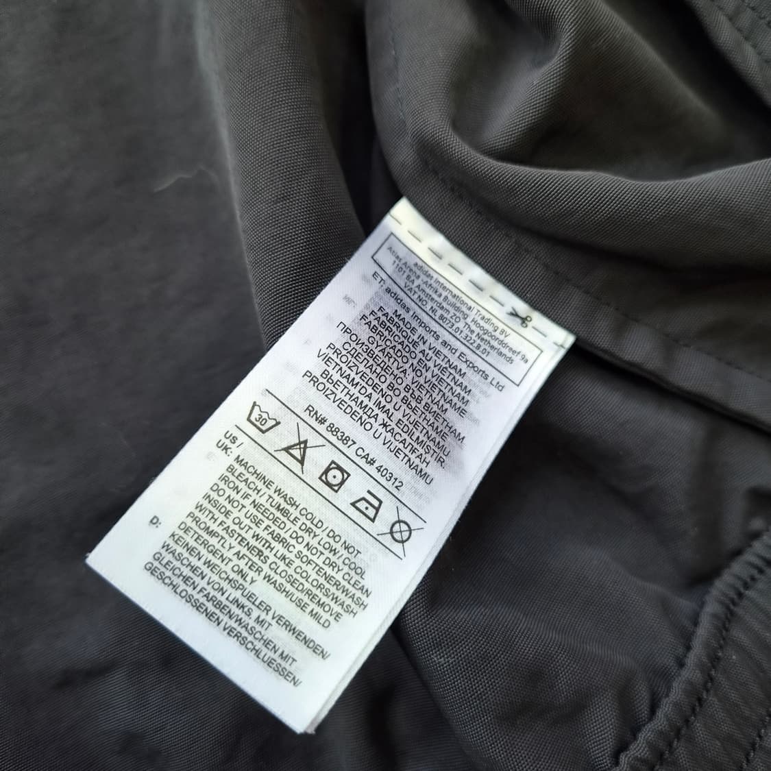 S) 아디다스 컬러블록 바람막이 방풍자켓 상품이미지7