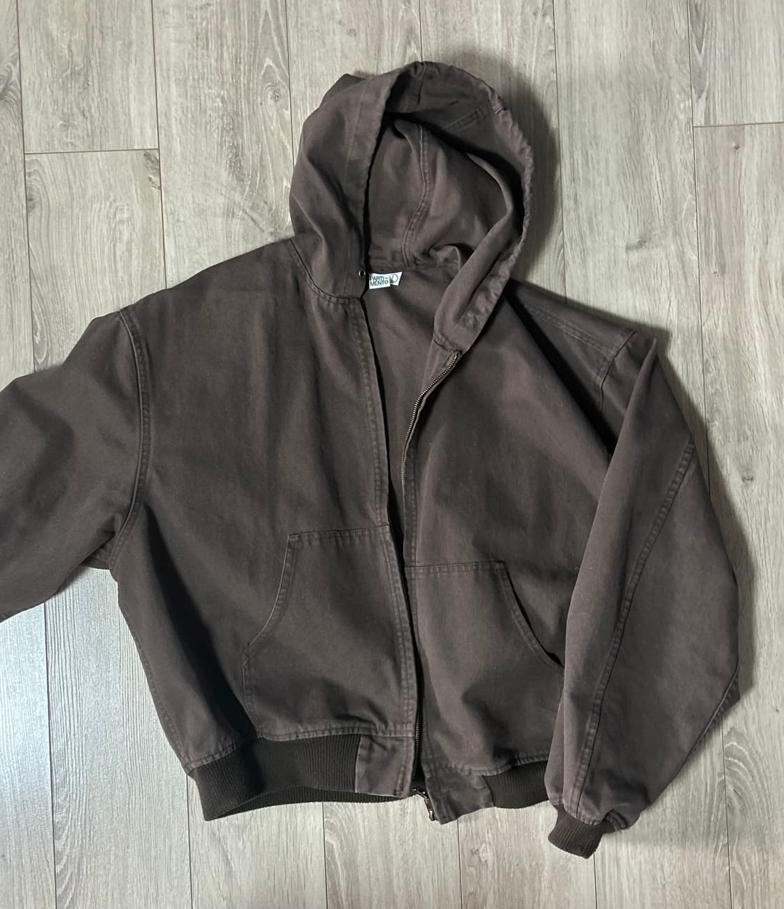 파르티멘토 후드집업 브라운 상품이미지1