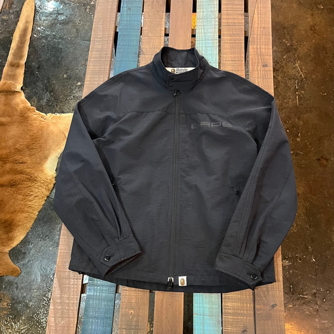 베이프 60/40 스윙탑 투웨이 짚 자켓  상품이미지1