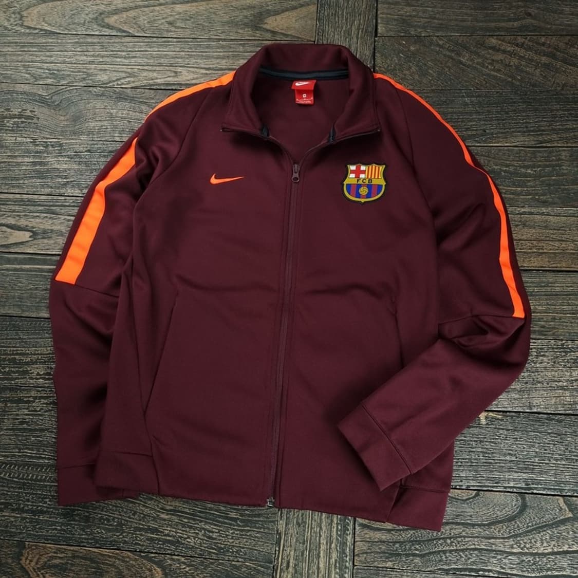 [나이키] FC 바르셀로나 축구팀 져지 트랙탑 집업 자켓  M18784 상품이미지1