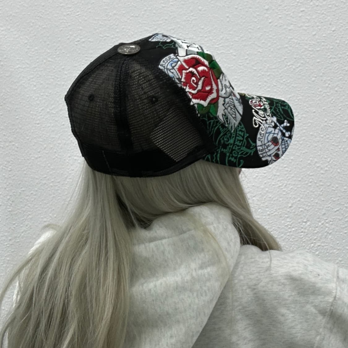 MEL AVE by Scott H Lee 2000s 스컬 타투 펑크 볼캡 상품이미지3