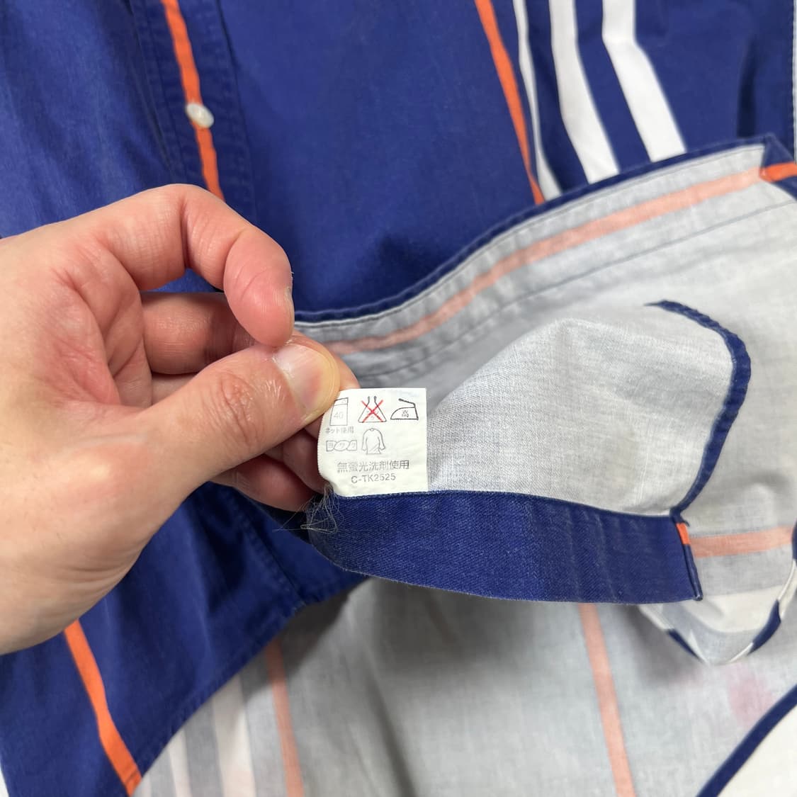 90’s 폴로랄프로렌 og cp-93 스트라이프 반팔셔츠 상품이미지6