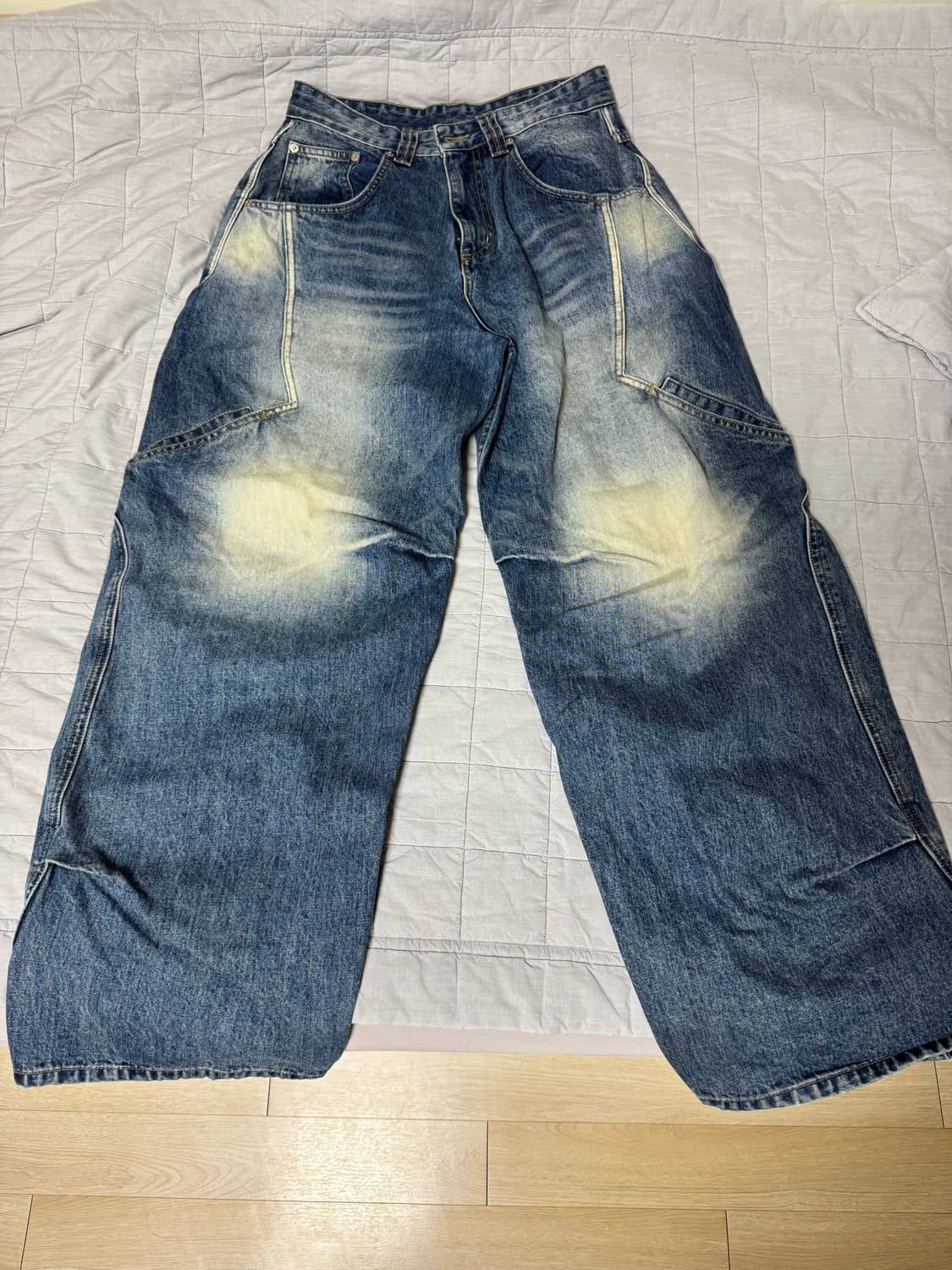 노운 사이드라인 카고 데님 팬츠 0 상품이미지3