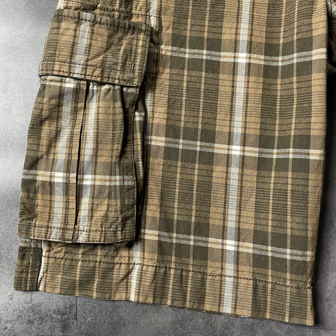 OLD NAVY 올드네이비 빈티지 체크 카고 하프 팬츠 A00750 상품이미지4