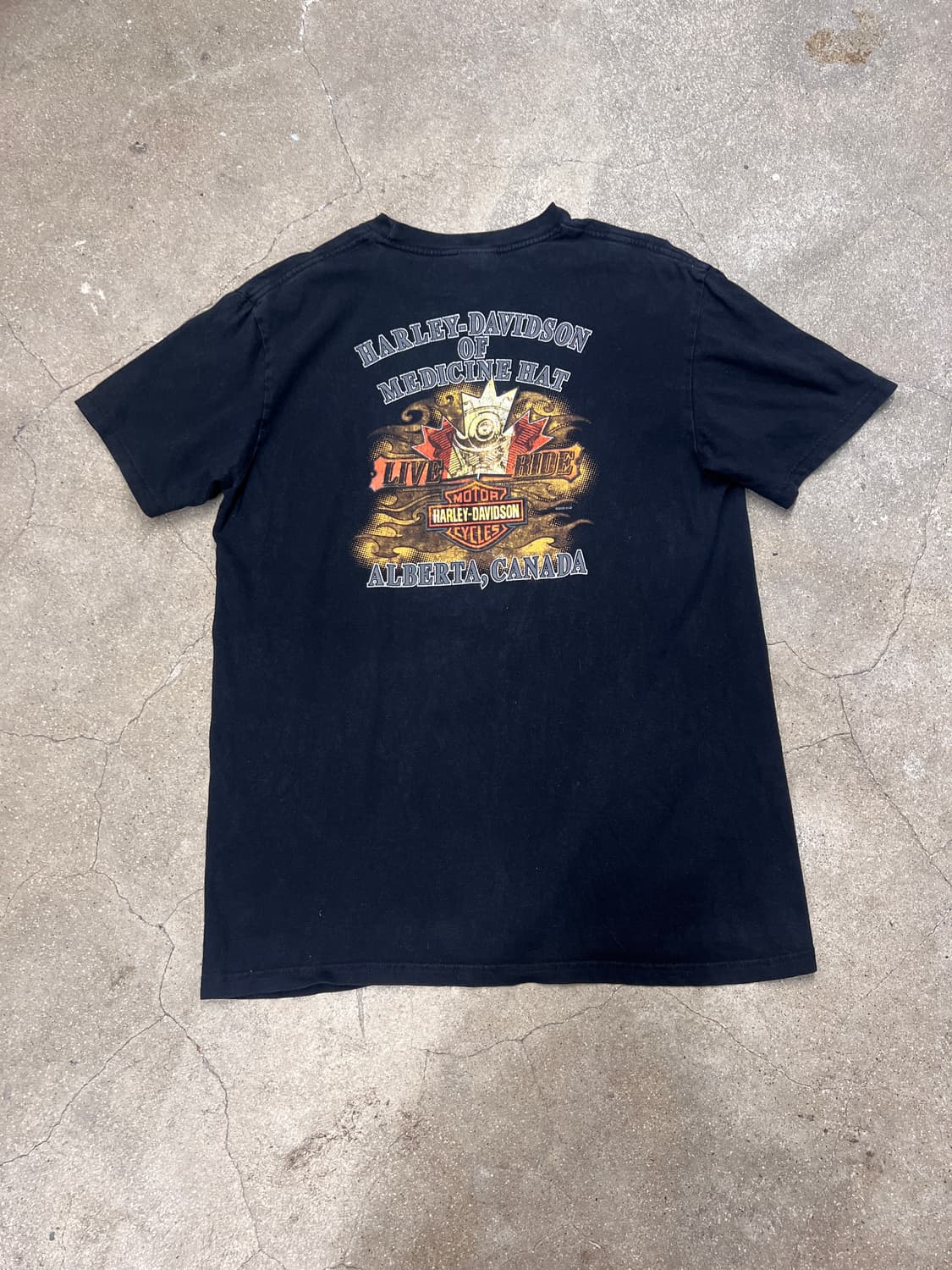 00’s 할리데이비슨 핑크 로고 반팔티 상품이미지2