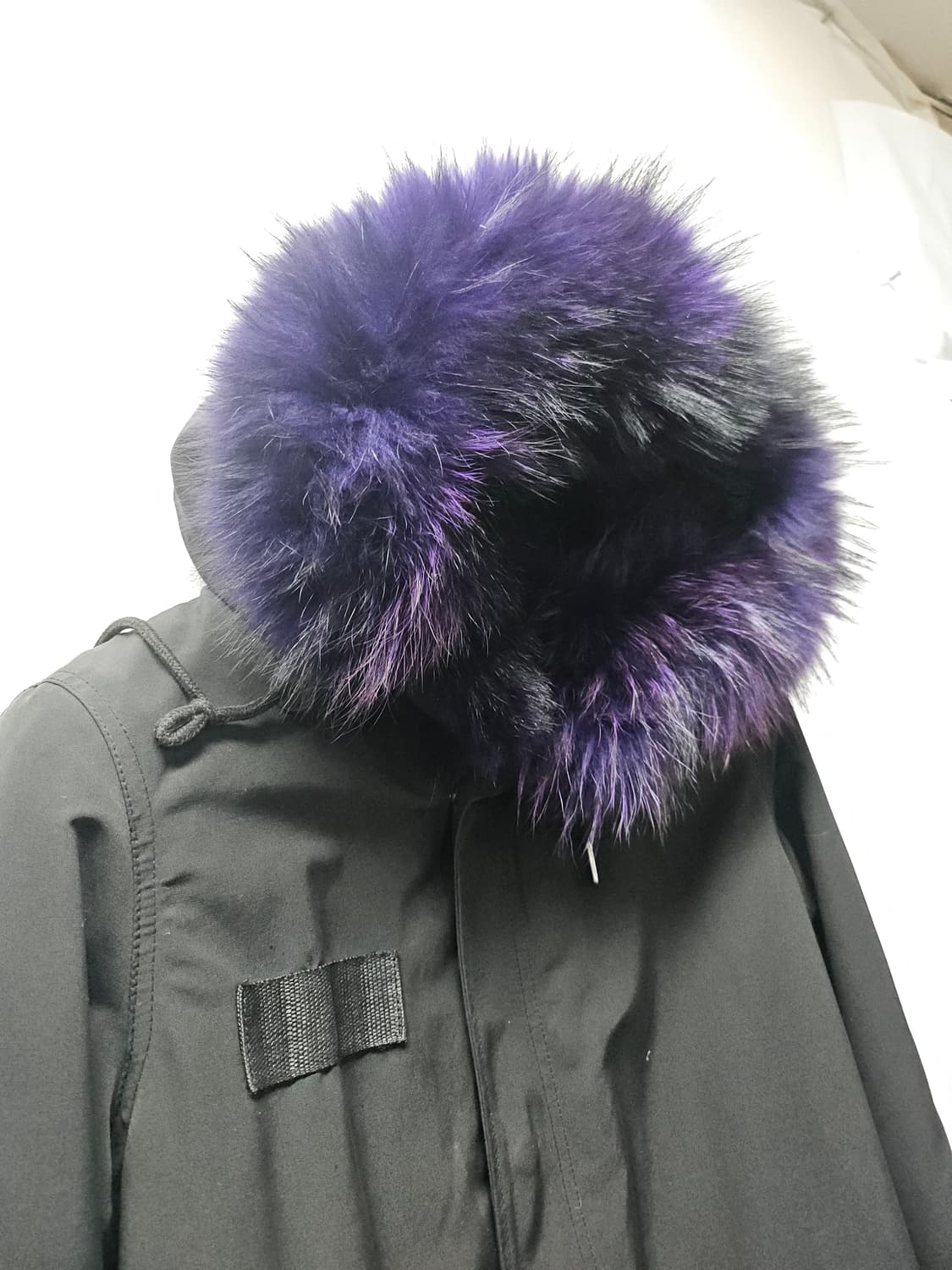 야상 퍼플퍼 롱 자켓 L 상품이미지2