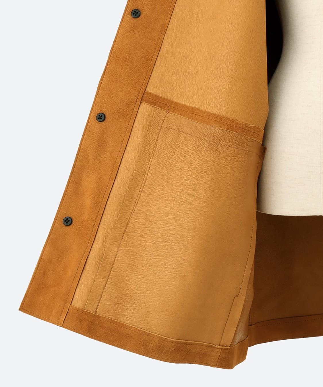 헤릴 스웨이드 자켓 염소가죽 2 상품이미지3