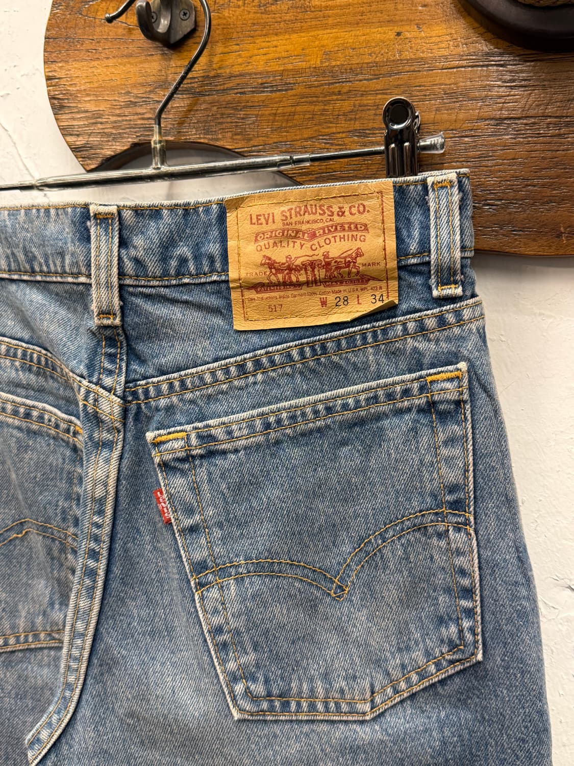90s USA Levi's 517 Bootcut Denim Pants 상품이미지3