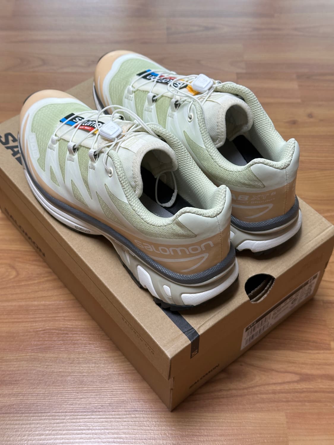 [1회착용] 살로몬 XT-6 알로에워시 헤이즐넛 UK7 상품이미지2