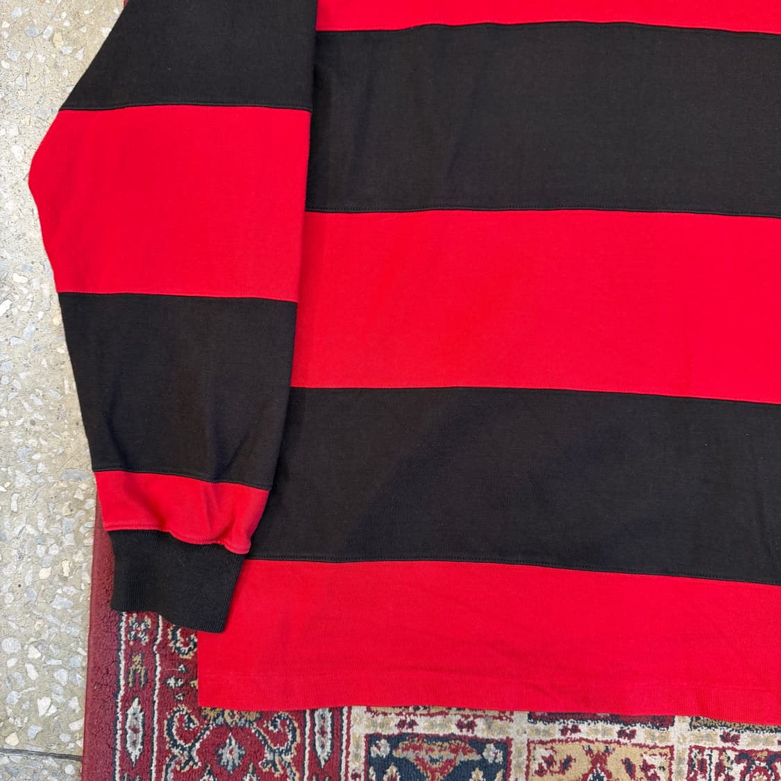 90s 폴로스포츠 스트라이프 럭비셔츠 [ 110 ] 상품이미지4