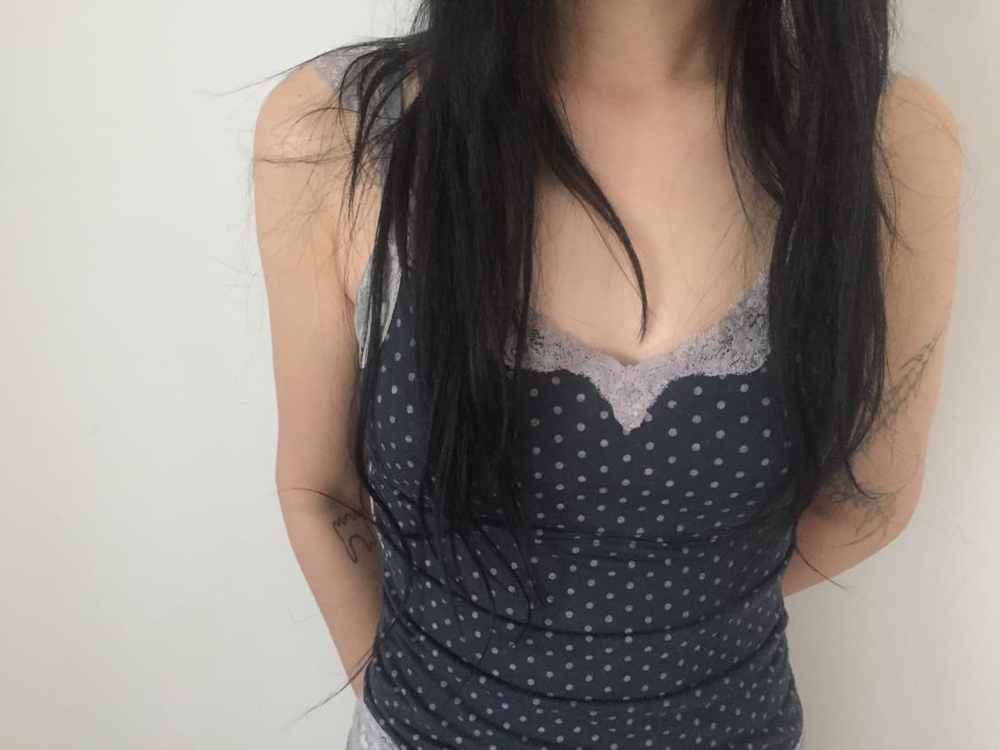 빈티지 도트슬리브리스 상품이미지3