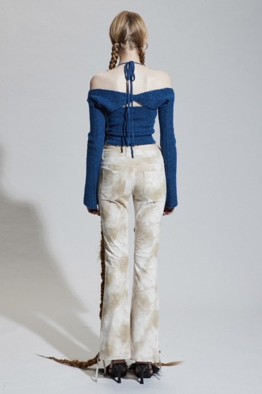 새상품) 페인오어플레져 세이렌 볼레로 세트 마린블루 상품이미지3