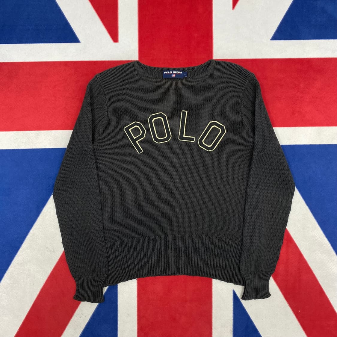 폴로스포츠 빅로고 니트 L  상품이미지1