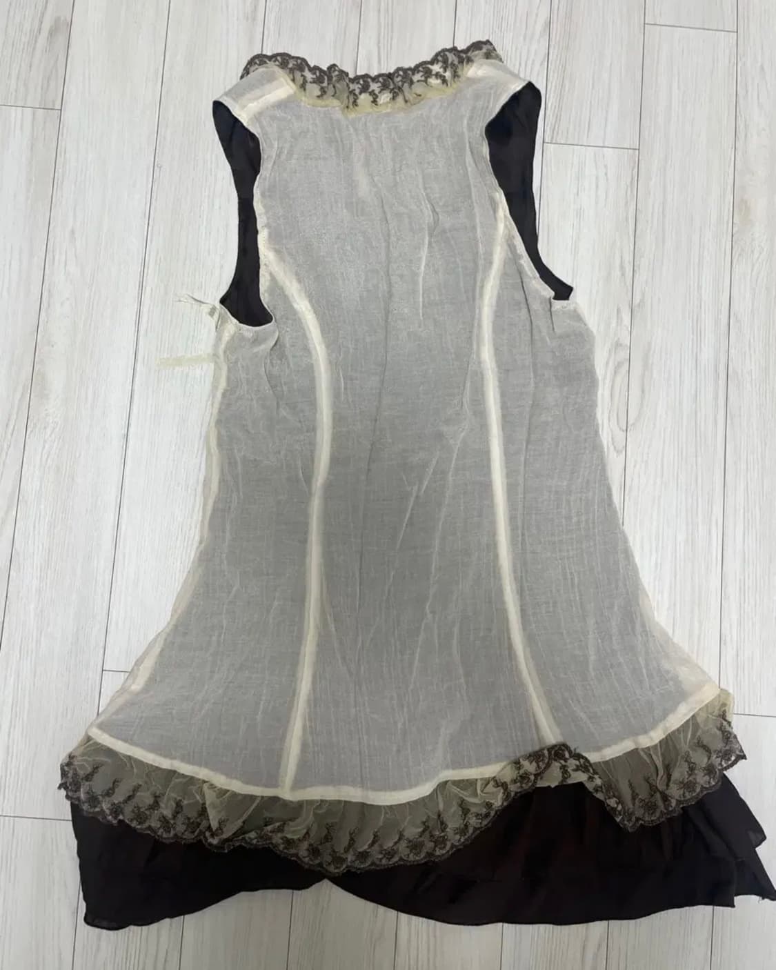 axes femme 엑시즈팜 레이스 뷔스티에 원피스 모리걸 갸루 상품이미지2